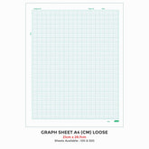 Graph Sheet A4 (CM), (21cm X 29.7cm) Loose